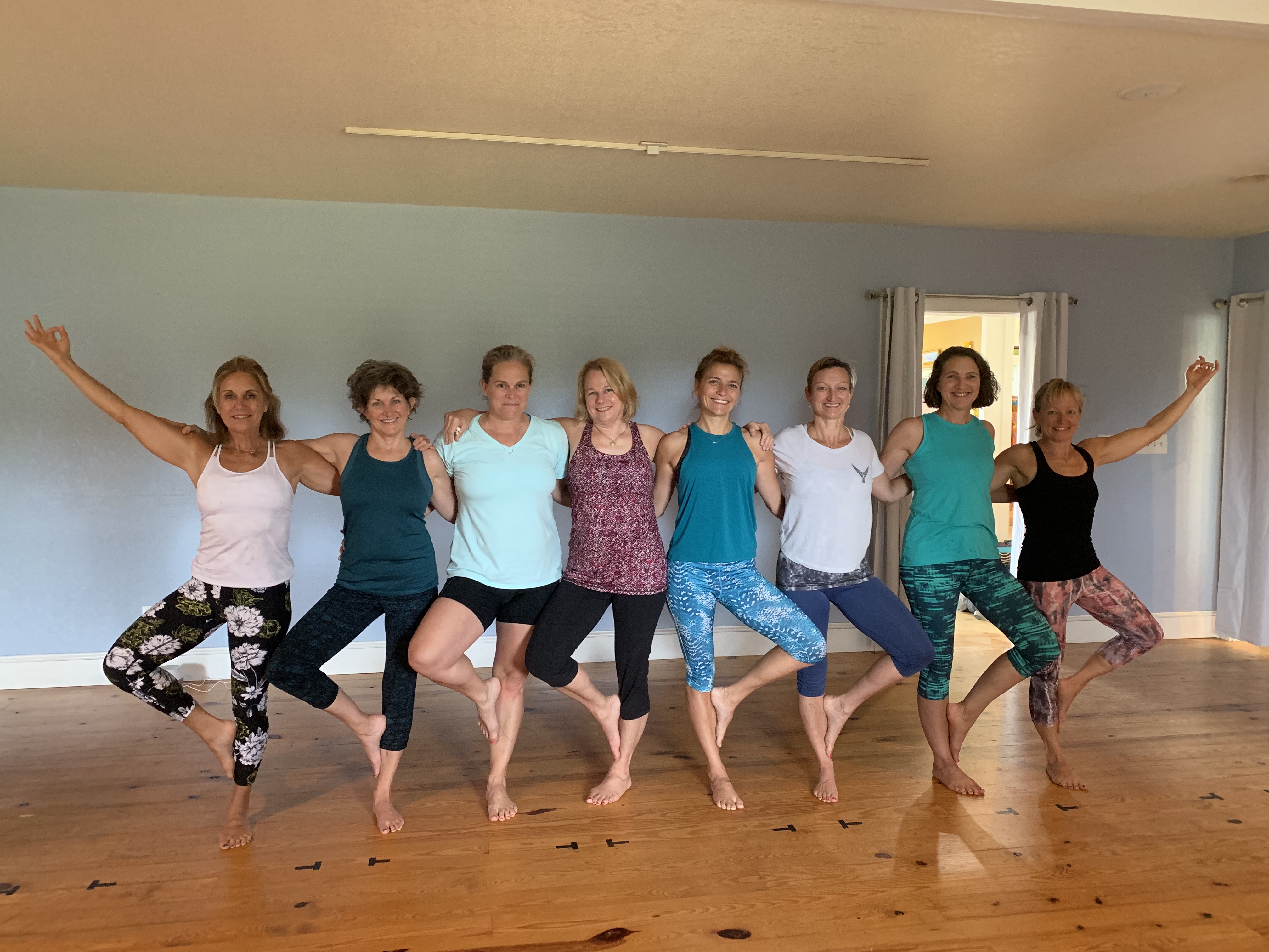 In-studio session at Hatteras Yoga