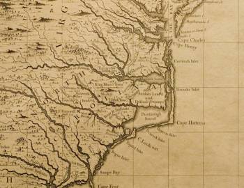 Historic Map of North Carolina 