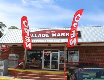 Village Market Red & White