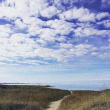 Pamlico Sound from Highway 12 in Hatteras Village