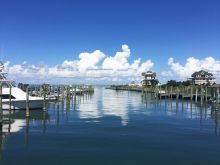 Sunset Deck at Hatteras Landing Marina
