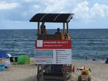 Lifeguards are on duty from Memorial Day weekend through Labor Day, 9:00 am to 5:00 pm, seven days a week.
