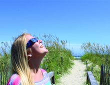 Solar Eclipse on Hatteras Island