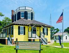 Weather Tower Returns to the US Weather Bureau Station in Hatteras Village