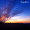 Sunset in Hatteras Village at Isabel Inlet